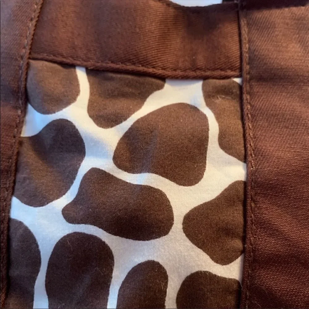 Gymboree Glamour Safari Tote Purse Giraffe Print